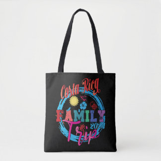Tote Bag Costa Rica Famille Vacances 2024 Voyage Costa Rica