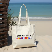 Tote Bag Costa Rica Nautical Maritime Flags