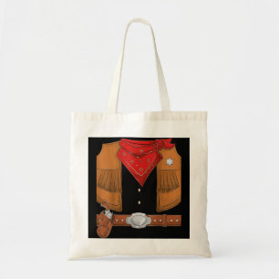 Tote Bag Costume d'Halloween Cowboy Hommes Femmes Enfants C