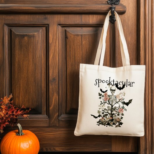 Tote Bag Costume d'Halloween et cocktails Forêt hantée