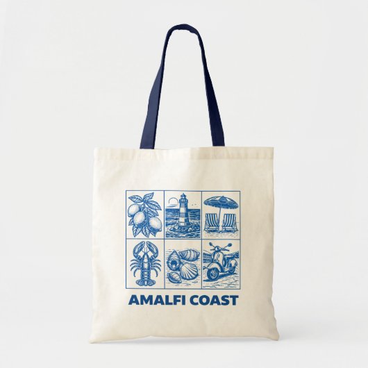 Tote Bag Côte amalfitaine (Devant)