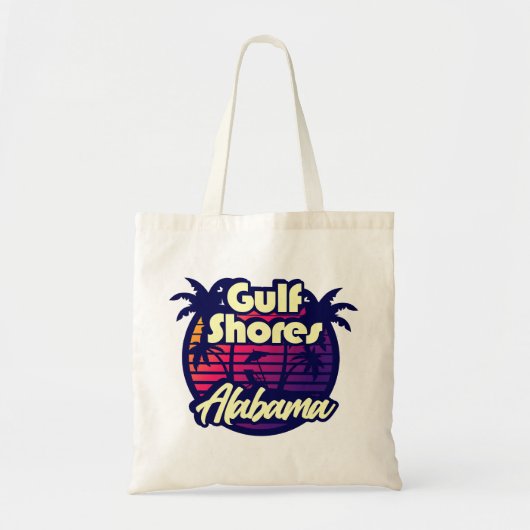Tote Bag Côte du Golfe Alabama (Devant)