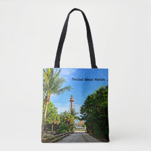 Tote Bag Côte du Golfe de la Floride de phare d'île de