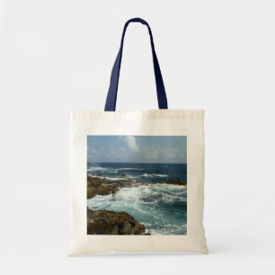 Tote Bag Côte rocheuse d'Aruba et océan bleu