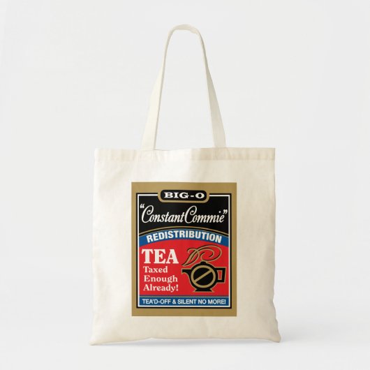 Tote Bag Coton 100% de thé Fourre-tout (Devant)