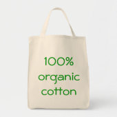 Tote Bag coton organique de 100% (Devant)