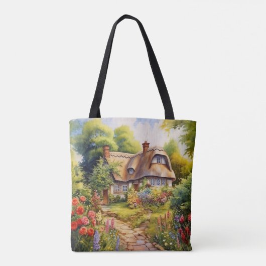 Tote Bag Cottage Anglais (Dos)