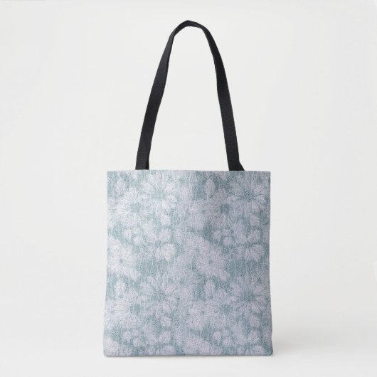Tote Bag Cottage de Comté Velvety Blue Daisy (Devant)