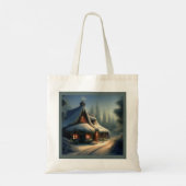 Tote Bag Cottage de Noël 3 (Dos)