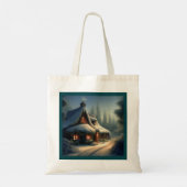Tote Bag Cottage de Noël 4 (Dos)