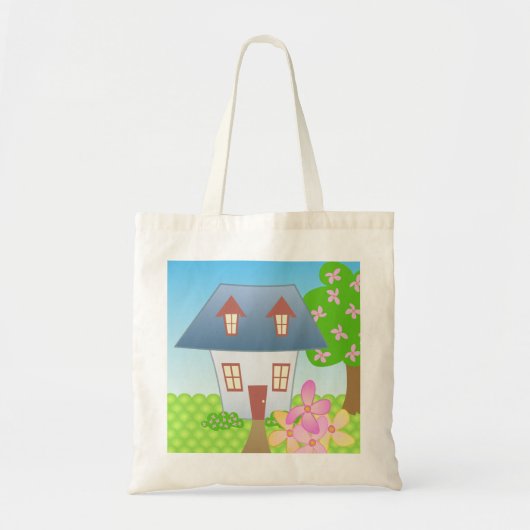Tote Bag Cottage - ressort (Devant)