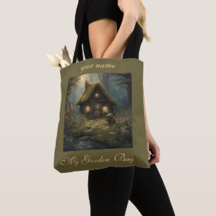 Tote Bag Cottagecore Cabane de la Prairie du Castor Jardina