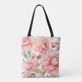 Tote Bag Cottagecore moderne Peony (Dos)