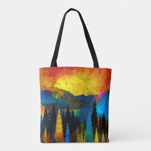 Tote Bag Coucher de soleil (Dos)