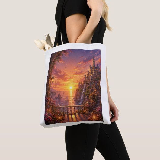 Tote Bag Coucher de soleil (De près)