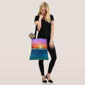 Tote Bag Coucher de soleil (Sur le modèle)