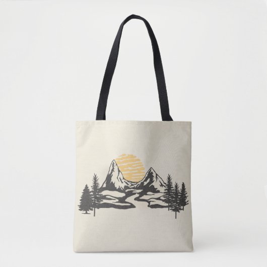 Tote Bag Coucher de soleil (Devant)