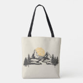 Tote Bag Coucher de soleil (Dos)