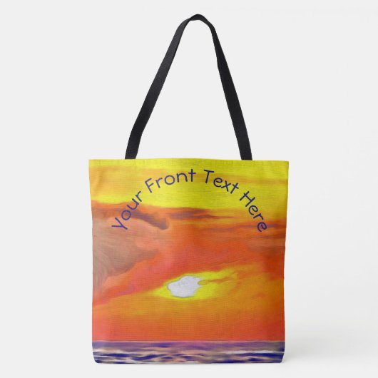 Tote Bag Coucher de soleil 2443 (Devant)