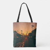 Tote Bag Coucher de soleil à l'horizon (Dos)