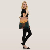Tote Bag Coucher de soleil à l'horizon (Sur le modèle)