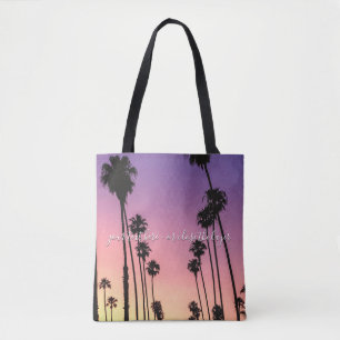 TOTE BAG COUCHER DE SOLEIL À MIAMI