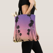 TOTE BAG COUCHER DE SOLEIL À MIAMI (De près)
