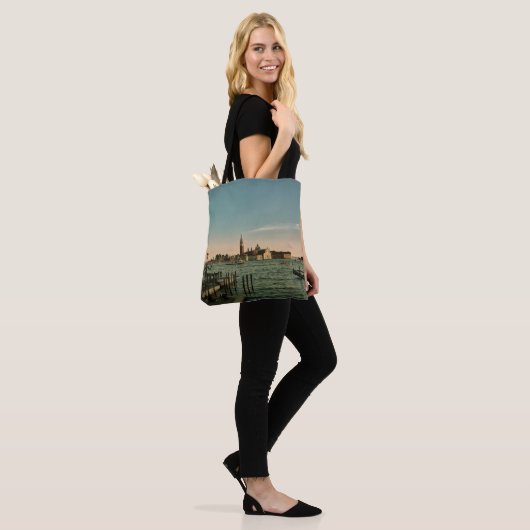 Tote Bag Coucher de soleil à Venise (Sur le modèle)