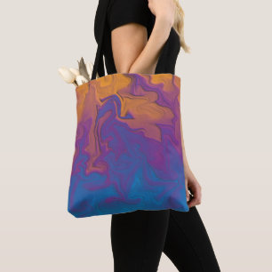 Tote Bag Coucher de soleil Abstrait