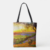 Tote Bag Coucher de soleil au Peachy Canyon (Dos)