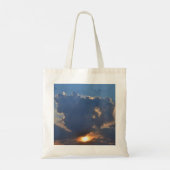 Tote Bag Coucher de soleil avec formation Teacup Cloud par (Dos)