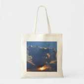 Tote Bag Coucher de soleil avec formation Teacup Cloud par (Devant)