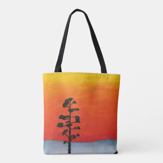 Tote Bag Coucher de soleil d'Agave (Dos)