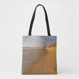 Tote Bag Coucher de soleil de Cape Cod Bay Sand Flats