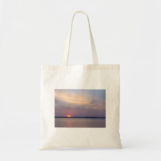 Tote Bag Coucher de soleil de Charleston - Aucun texte (Devant)