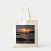 Tote Bag Coucher de soleil de Folly River (Devant)