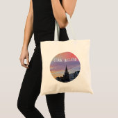 Tote Bag Coucher de soleil de liège (Devant (produit))