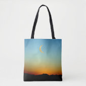 Tote Bag Coucher de soleil magnifique de la lune (Devant)