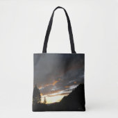 Tote Bag Coucher de soleil nuageux doré.... (Devant)