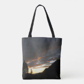 Tote Bag Coucher de soleil nuageux doré.... (Dos)