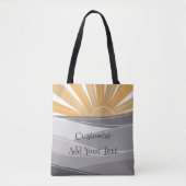 Tote Bag Coucher de soleil rétro lever du soleil (Devant)