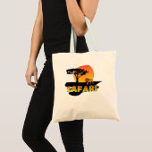 Tote Bag Coucher de soleil Safari Afrique (Devant (produit))