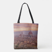 Tote Bag Coucher de soleil sur Florence, Italie (Dos)