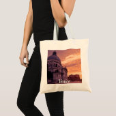 Tote Bag Coucher de soleil sur la basilique de Venise (Devant (produit))