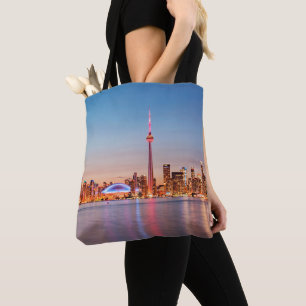Tote Bag Coucher de soleil sur la ligne d'horizon de Toront