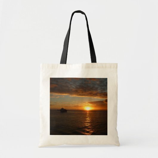 Tote Bag Coucher de soleil sur la mer II (Devant)