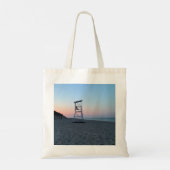 Tote Bag Coucher de soleil sur la plage de Cape Cod (Dos)