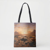 Tote Bag coucher de soleil sur le désert (Devant)