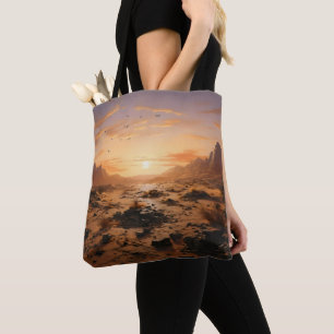 Tote Bag coucher de soleil sur le désert