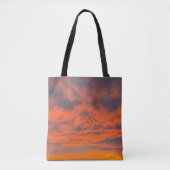 Tote Bag Coucher de soleil sur le feu (Devant)